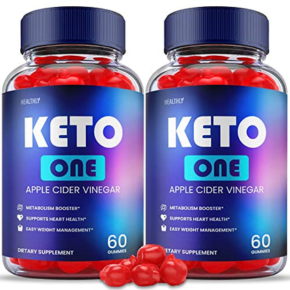 (2 Pack) Keto One Gummies Advanced - Official Formula, Vegan - Keto One Gummies
