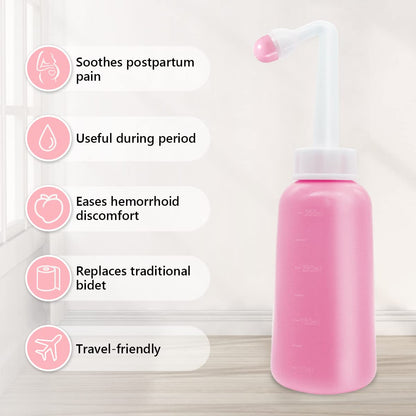 Peri Bottle for Postpartum Care,12 OZ Perineal Bottle Postpartum Essentials Upside Down Peri Bottle