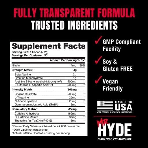 ProSupps Pre Workout Powder Bundle with Mr Hyde V2 & Dr Jekyll Signature Preworkouts