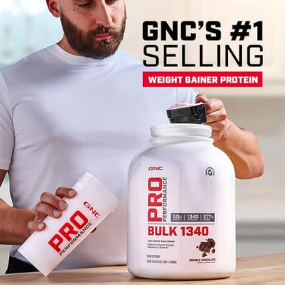 GNC Pro Performance Bulk 1340 - Strawberries and Cream, 9 Servings, Supports Muscle