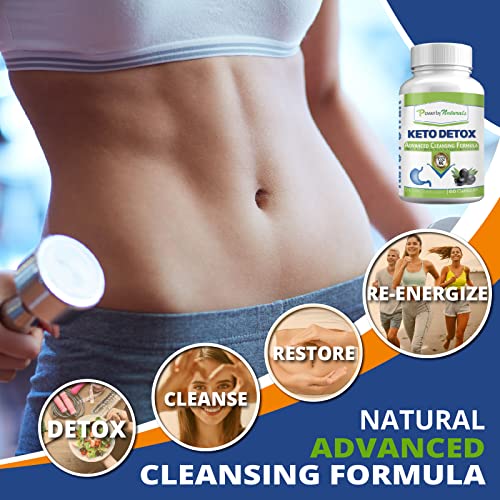 Power By Naturals Keto Colon Cleanser & Detox - Rapid Weight Loss Pills, Gut Health
