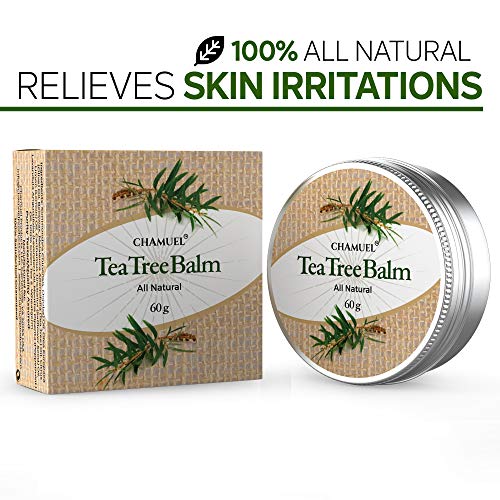 TEA TREE OIL BALM -100% All Natural | Great Cream for Soothing Irritations like Eczema
