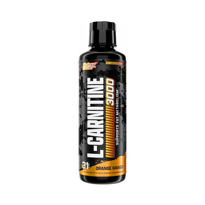 Nutrex Research L Carnitine 3000 - Clinically Dosed L-Carnitine Liquid for Energy, Metabolism & Muscle Recovery - Delicious Strawberry Watermelon - No Sugar, No Carbs, No Stimulants - 31 Servings
