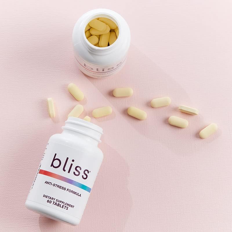 Bliss Stress Support with Ashwagandha, Rhodiola & L-Theanine, 60 Tablets