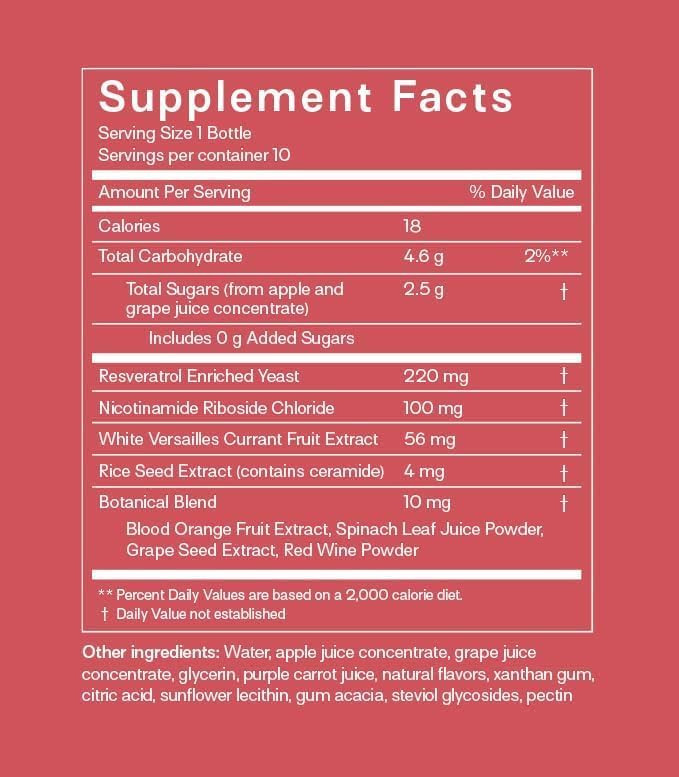 Happy Aging Vitality Trio – Longevity Shot + Calm Tonic + Relief Tonic | Energy, Recovery & Immune Support | NAD+ + Magnesium + Quercetin | 3 Units