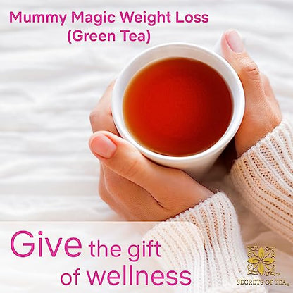 Mummy Magic Slim Tea - 100% Organic- Peach Flavor- Up To 40 Servings - 20 Count