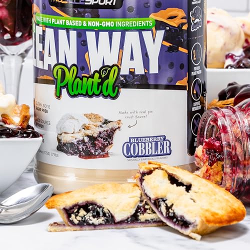 Musclesport Lean Way Plant Protein - Pea Protein and Brown Rice Protein Blend, with Added