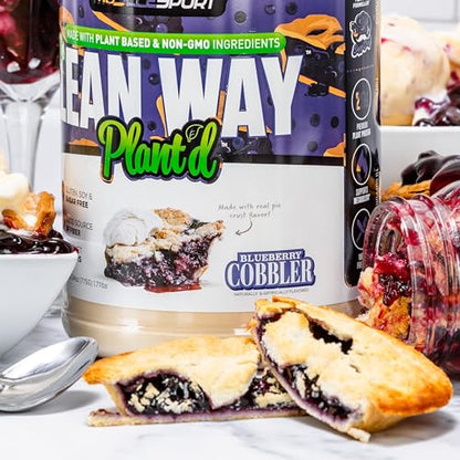 Musclesport Lean Way Plant Protein - Pea Protein and Brown Rice Protein Blend, with Added