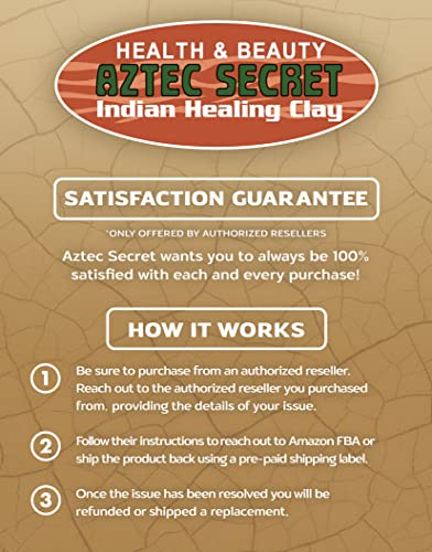 Aztec Secret– Indian Healing Clay 16 Oz – Deep Pore Cleansing Facial & Body Mask – The Original 100% Natural Calcium Bentonite Clay – New Version 2