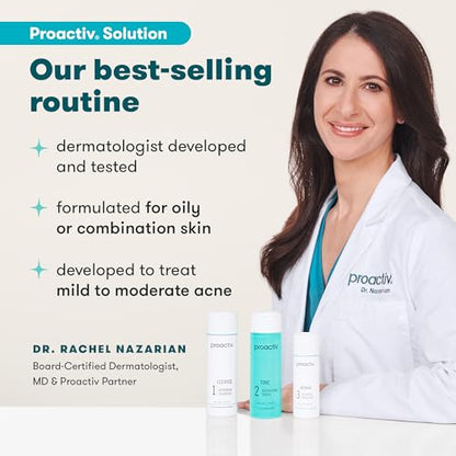 Proactiv 3 Step Acne Treatment - Benzoyl Peroxide Face Wash, Repairing Acne Spot