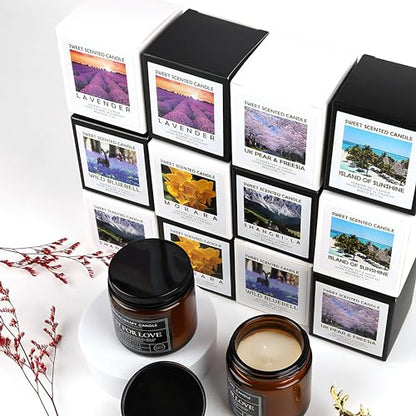 Candles for Home Scented Candle Gifts for Men Candles Clearance Amber Candle Jar Soy Wax Candles