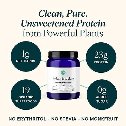 Ora Organic Vegan Protein Powder - 23g Plant Based Protein Powder for Women and Men