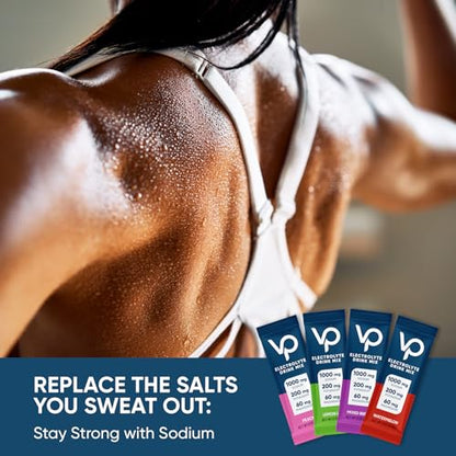 Venture Pal Electrolyte Powder Combo Pack – Sugar-Free Daily Hydration & High Sodium Recovery Drink Mix | 5 Vitamins, 7 Electrolytes, Zero Calories | Keto, Vegan, Paleo Friendly | 32 Sticks Total