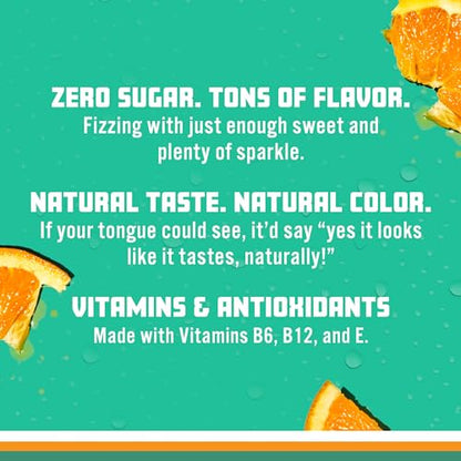 Sparkling Ice, Orange Mango Sparkling Water, Zero Sugar Flavored Water, with Vitamins