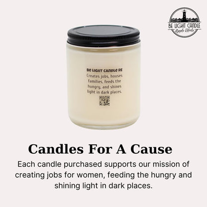 Stress Relief Candle | Purpose-Driven Soy Candles | Scented Candle for Home | 8oz Long Lasting Candle
