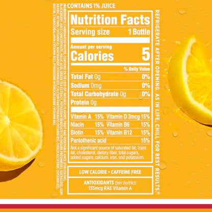 Sparkling Ice, Classic Lemonade Sparkling Water, Zero Sugar Flavored Water