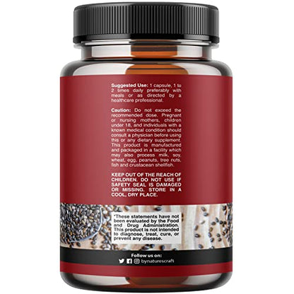 Potent Chia Seed Extract Pills for Men and Women Natural Supplement for Weight Loss
