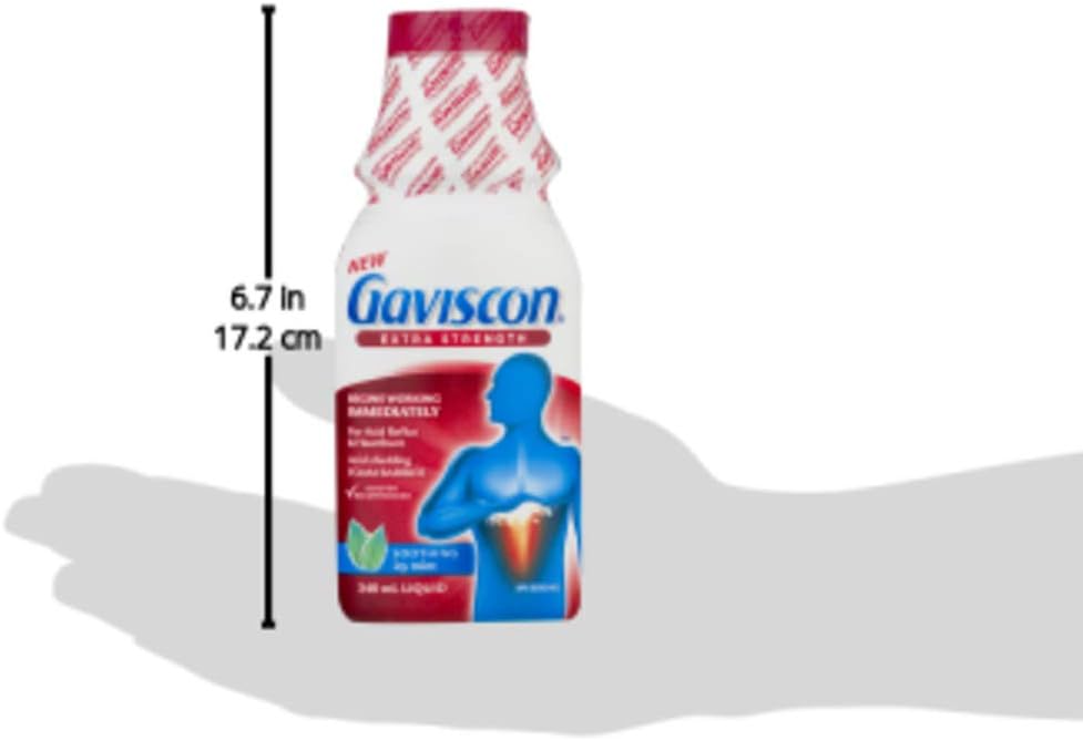 GAVISCON Extra Strength, Soothing ICY Mint 340 ml