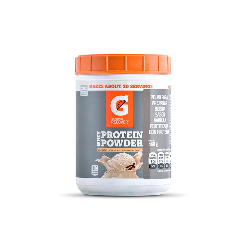 Gatorade Whey Protein Powder, 20 Servings Per Canister, 20 g of Protein Per Serving