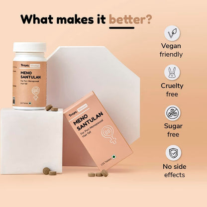 Sheltr Meno Santulan | Menopause Multi-Vitamins Manages Mood Swings, Hot Flashes, Period Cramps