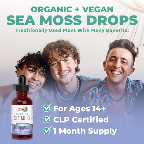 MaryRuth's Irish Sea Moss Liquid Drops | Sugar Free | SeaMoss for Gut Health