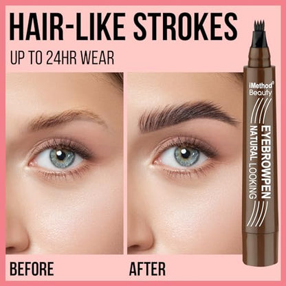 iMethod Microblading Eyebrow Pen - Eyebrow Pencil Magical Upgraded Eye Brow Pencils
