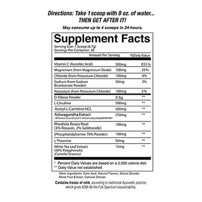 Origin Jocko Fuel Stim Free Pre Workout Powder with L-Citrulline, Nootropic for Endurance