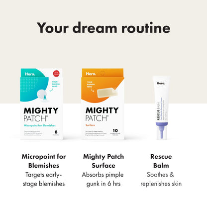 Mighty Patch™ Surface patch from Hero Cosmetics - Hydrocolloid Spot Patch for Body