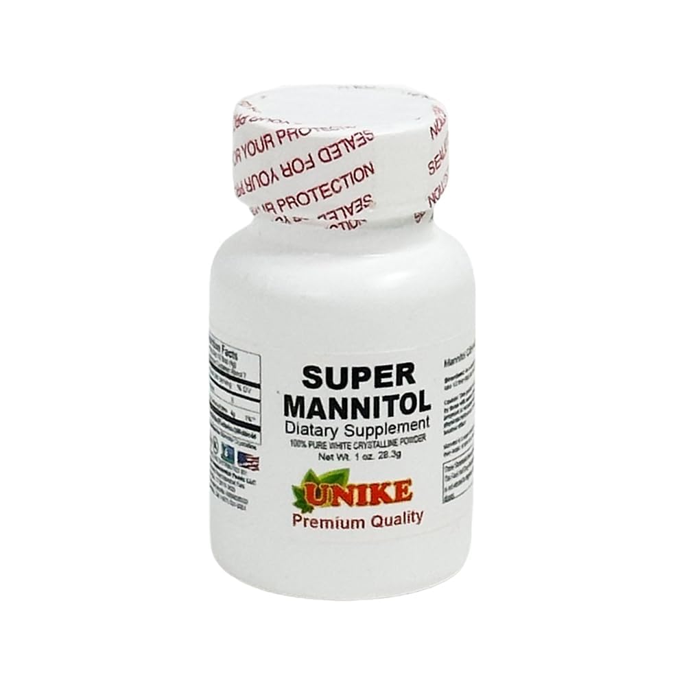 Unike Nutra Mannitol Powder - Mannitol Sweetener, Sugar Substitute, Mannitol Supplement, Natural & Gluten Free, 4g per Servings, Premium Mannitol Powder, 1kg (2.2 lbs) (Pack of 1)