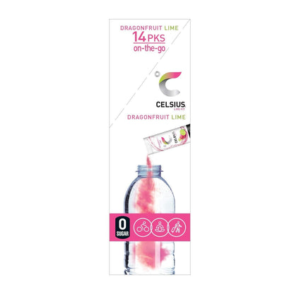CELSIUS On-The-Go Powder Stick Packs, Zero Sugar (14 Sticks per Pack)