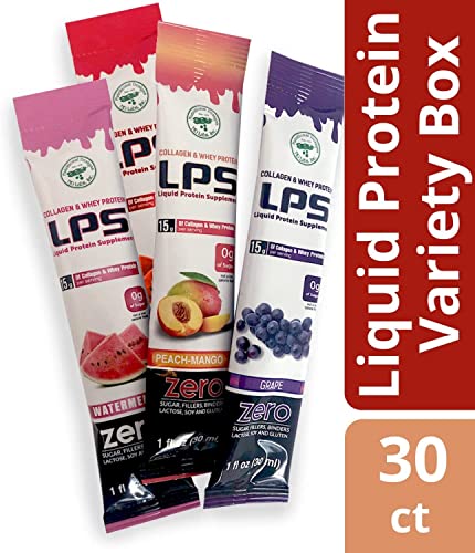 Nutritional Designs LPS Liquid Collagen & Whey Protein Supplement - Non-GMO Drink