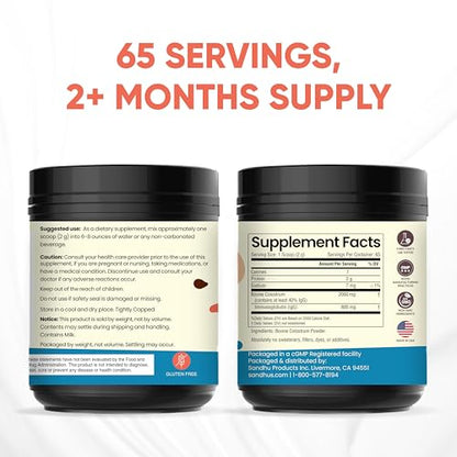 Sandhu's Pure Bovine Colostrum Powder Supplement for Humans |40% IgG Highly