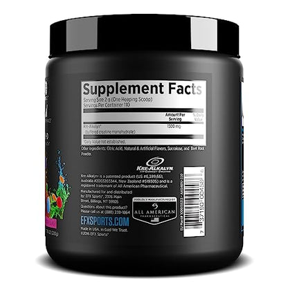 EFX Sports Kre-Alkalyn EFX Powder | pH Correct Creatine Monohydrate Powder Supple