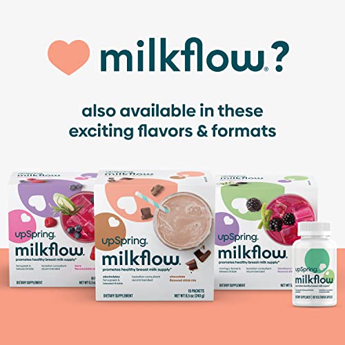 Upspring Milkflow Lactation Supplement Drink Mix – Milk Lactation Supplement to Support