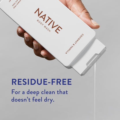 Native Body Wash Contains Naturally Derived Ingredients | For Women & Men, Sulfate