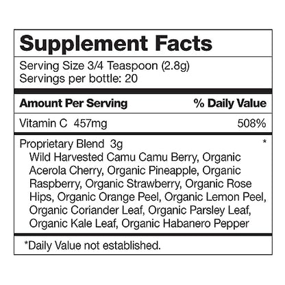 Dr. Schulze's | Super-C Plus Powder | Vitamin C Complex | Clinical Herbal Formula