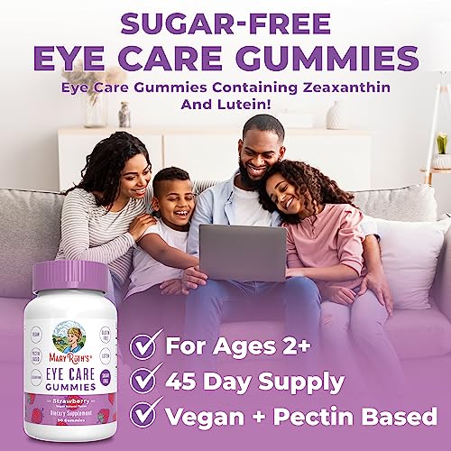 MaryRuth's Eye Care Gummies | Zeaxanthin and Lutein | 45 Day Supply