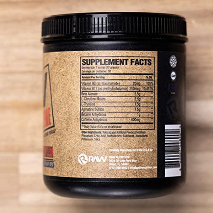 RAW Preworkout Extreme | High Stimulant Preworkout Powder Drink, Extreme Energy