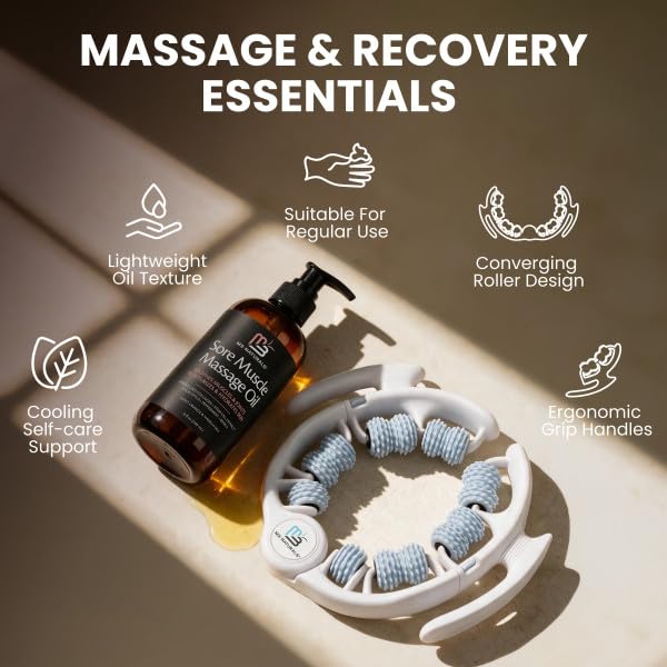 Anti Cellulite Massage Oil for Massage Therapy with Collagen (8 Fl Oz)