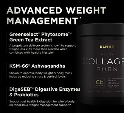 Super Collagen Burn - Premium Collagen Powder for Women Weight & Beauty w. Apple C Vinegar