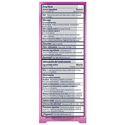 Monistat Chafing Relief Powder Gel, Anti-Chafe Protection, Fragrance Free Chafing Gel, 1.5 Oz, 1 Pack