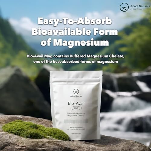 Adapt Naturals Daily Wellness Bundle – Bio-Avail Multivitamin & Magnesium Glycinate Supplement for Men & Women – 30-Day Supply