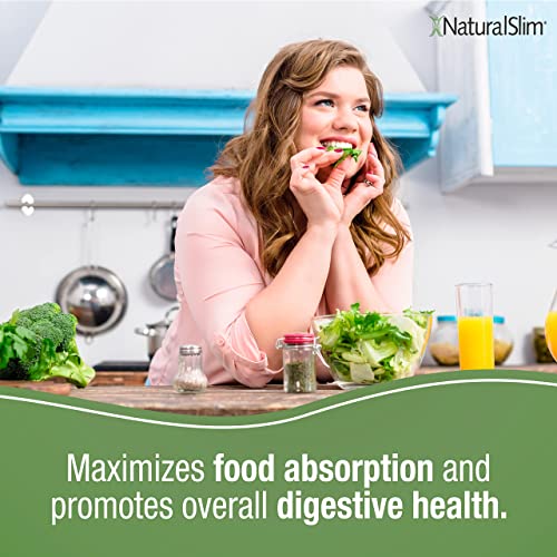 NaturalSlim Helpzymes Digestive Enzymes for Digestion, Bloating, Gas Reli