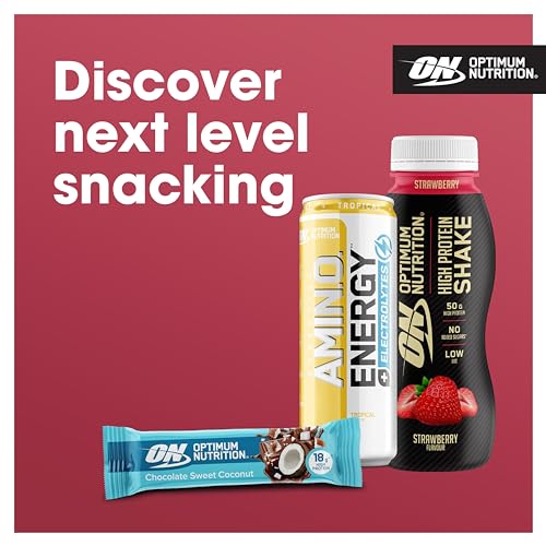 Optimum Nutrition High Protein Shake Bottles, Ready To Drink Healthy Snacks, No added