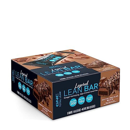GNC Total Lean Layered Lean Bar|Hunger Satisfying - High Protein Snack Bar