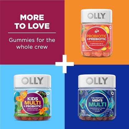 OLLY Women's Multivitamin Gummy, Overall Health and Immune Support