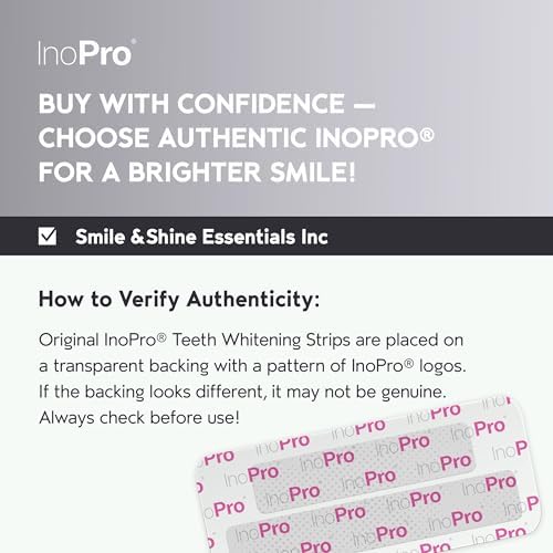 InoPro 2-in-1 Teeth Whitening Strips Kit 28 Treatments - Advanced Teeth Whitening Kit (14 Treatments) + Innovative Teeth Whitening Kit (14 Treatments)