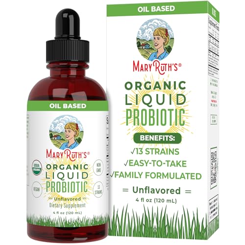 MaryRuth Organics USDA Organic Liquid Probiotic, Digestive Health, Gut Health, Probiotics 