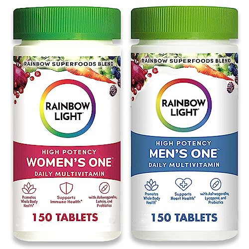 Rainbow Light Once Daily Multi-Vitamin Bundle Pack - Men's One and Women's One