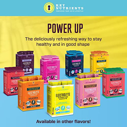 KEY NUTRIENTS Multivitamin Electrolytes Powder Packets - Refreshing Lemonade 40 pack